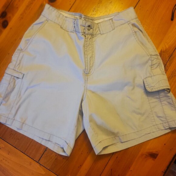COLUMBIA Women's XCO Tan Cargo Hiking Shorts - Size 10 - Picture 7 of 14